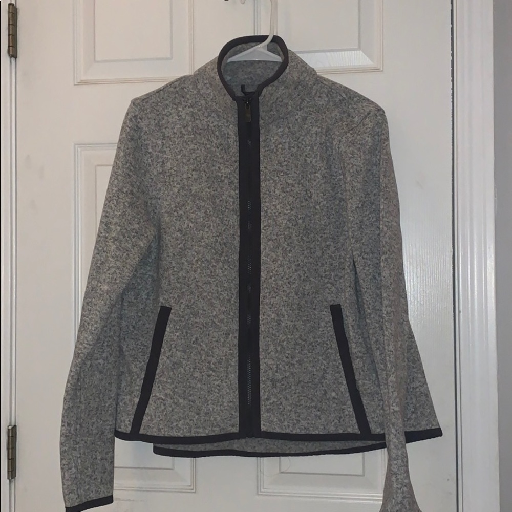 Grey fleece lululemon zip up